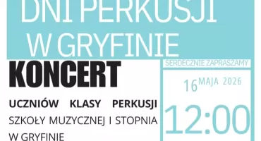 Dni Perkusji w Gryfinie. Jutro odbędzie się koncert!