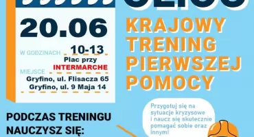 Naucz się ratować życie - weź udział w Krajowym Treningu Pierwszej Pomocy! 
