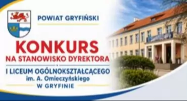 Kto zostanie nowym dyrektorem I LO w Gryfinie?