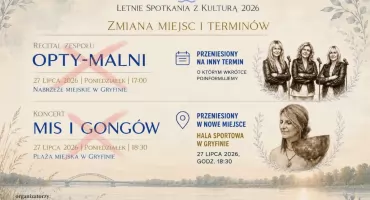 Dzisiejsze koncerty zostały przełożone!