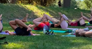 Była joga, a 15 sierpnia odbędą się zajęcia że zdrowego kręgosłupa 