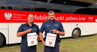 Gryfińscy policjanci oddali to, co najważniejsze [ZDJĘCIA]