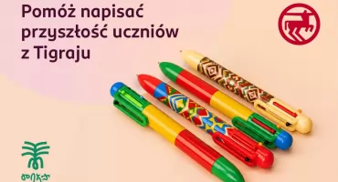 50 tys. długopisów na budowę szkoły w Tigraju