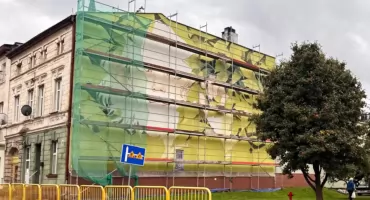 Rozpoczęli malowanie kolejnego muralu