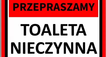 Nieprzytomna osoba zatrzasnęła się w przenośnej toalecie