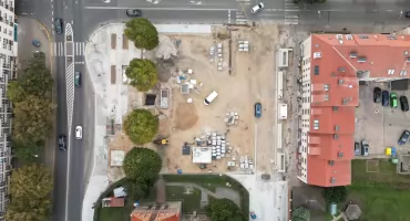Migawki z rewitalizacji Pl. Ks. Barnima I [VIDEO]