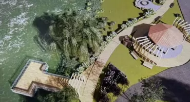 Gmina z dofinansowaniem na zagospodarowanie terenu nad jeziorem. Powstanie pomost!